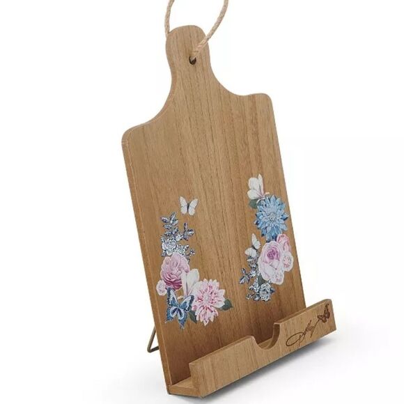 Dolly Parton Floral Wood Cookbook Holder - Picture 3 of 16